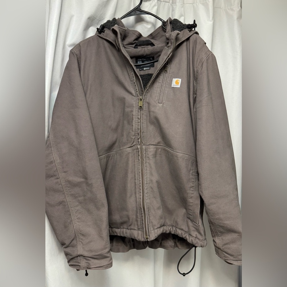 Carhartt Women's Washed Duck Sherpa Lined Jacket